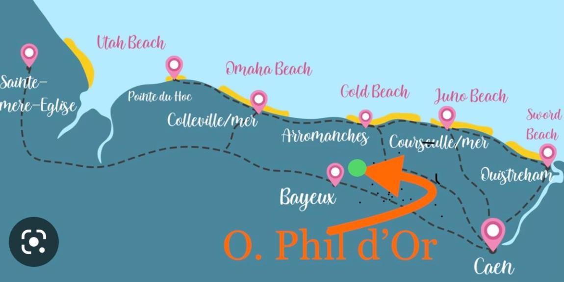הוילה Rucqueville O Phil D'Or מראה חיצוני תמונה